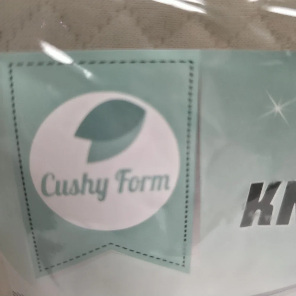 Cushy Form Memory Foam Knee Pillow For Side Sleepers Orthopedic Leg Wedge